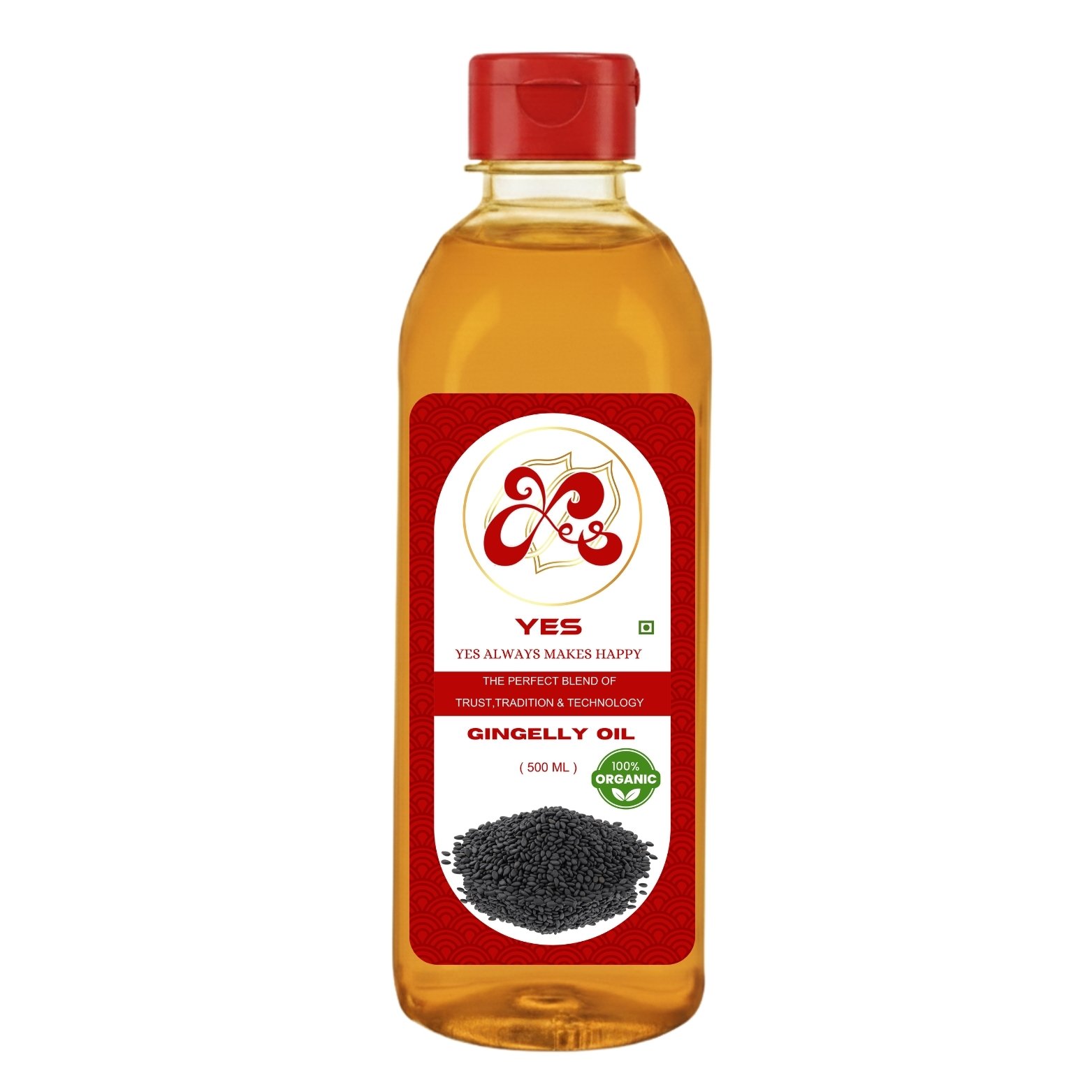 YES 500 ml Organic Gingelly Oil -100 percent Pure