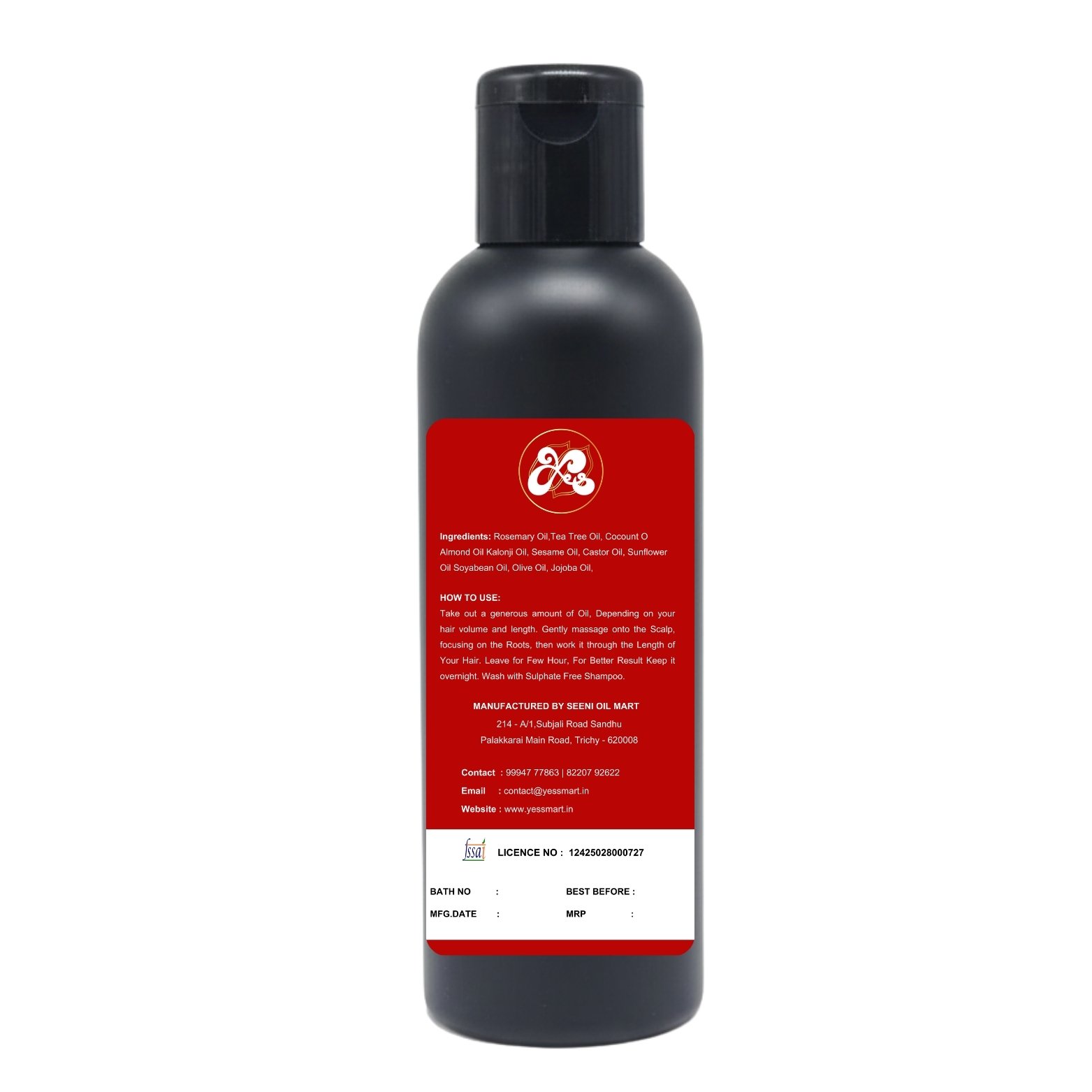 YES 100% Pure Rosemary Hair Oil (100ml)