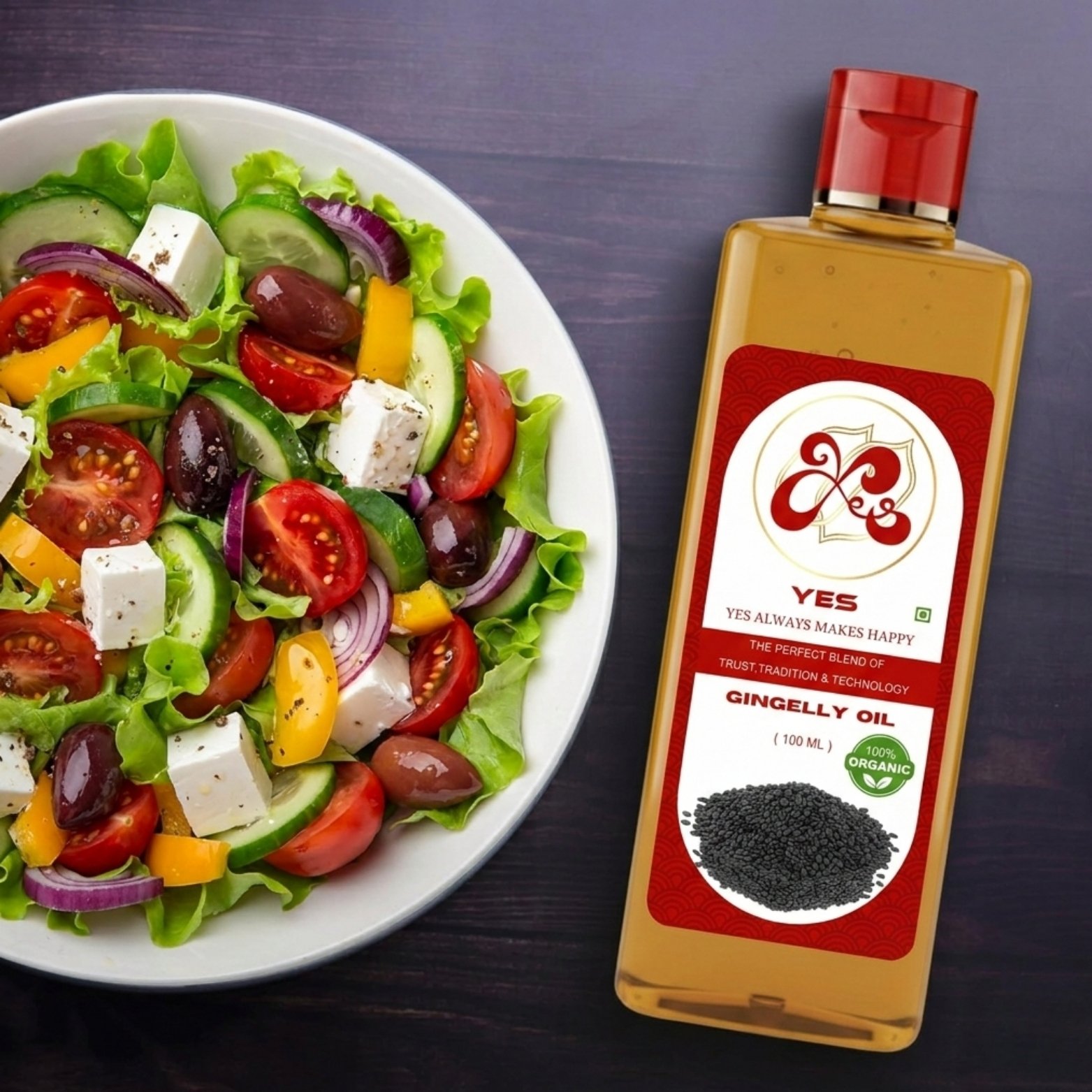 YES 200ml Organic Gingelly Oil The Ultimate Blend of Trust